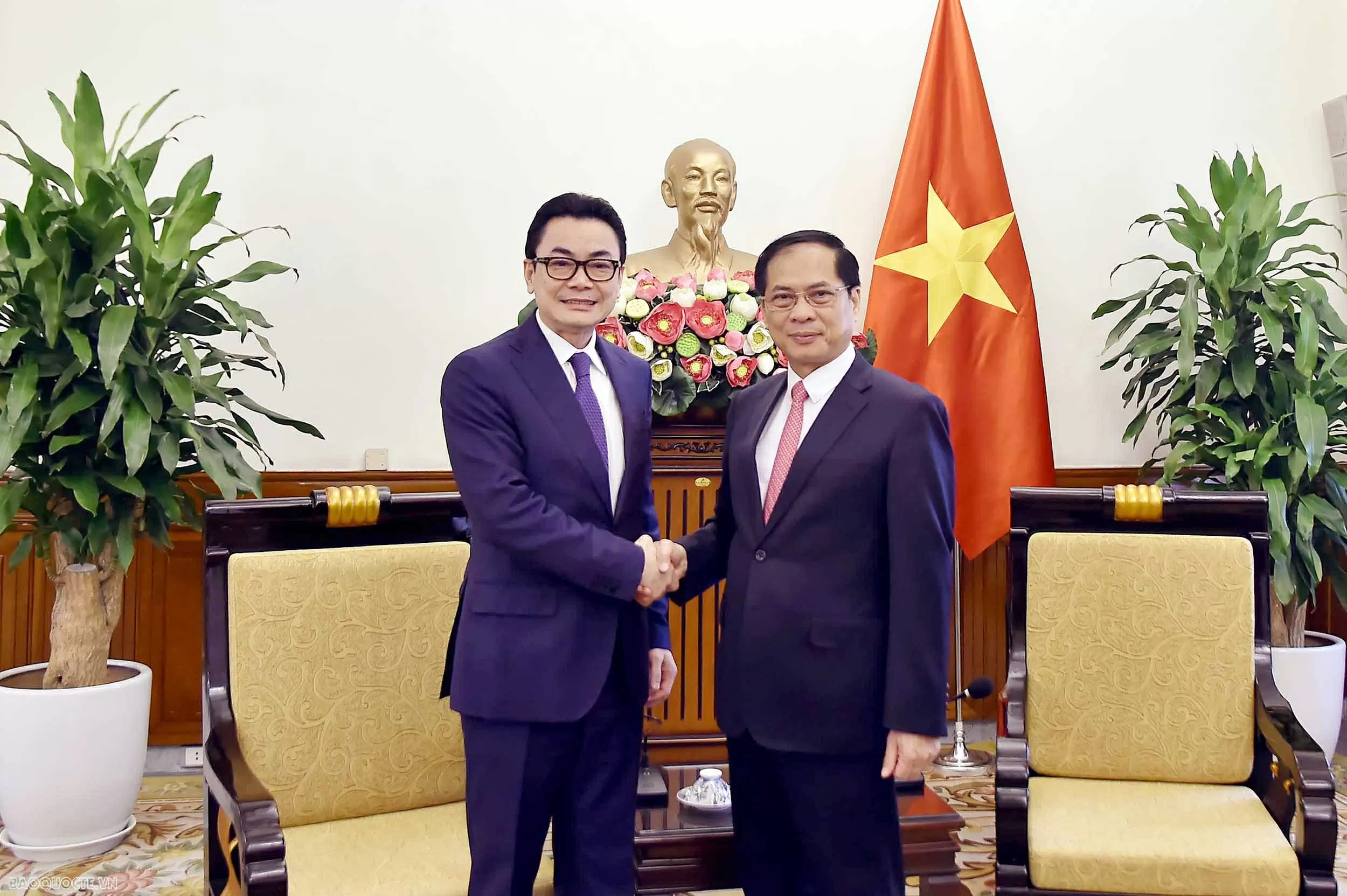 Phó Thủ tướng, Bộ trưởng Bùi Thanh Sơn đề nghị Việt Nam - Campuchia thúc đẩy công tác phân giới cắm mốc biên giới trên đất liền