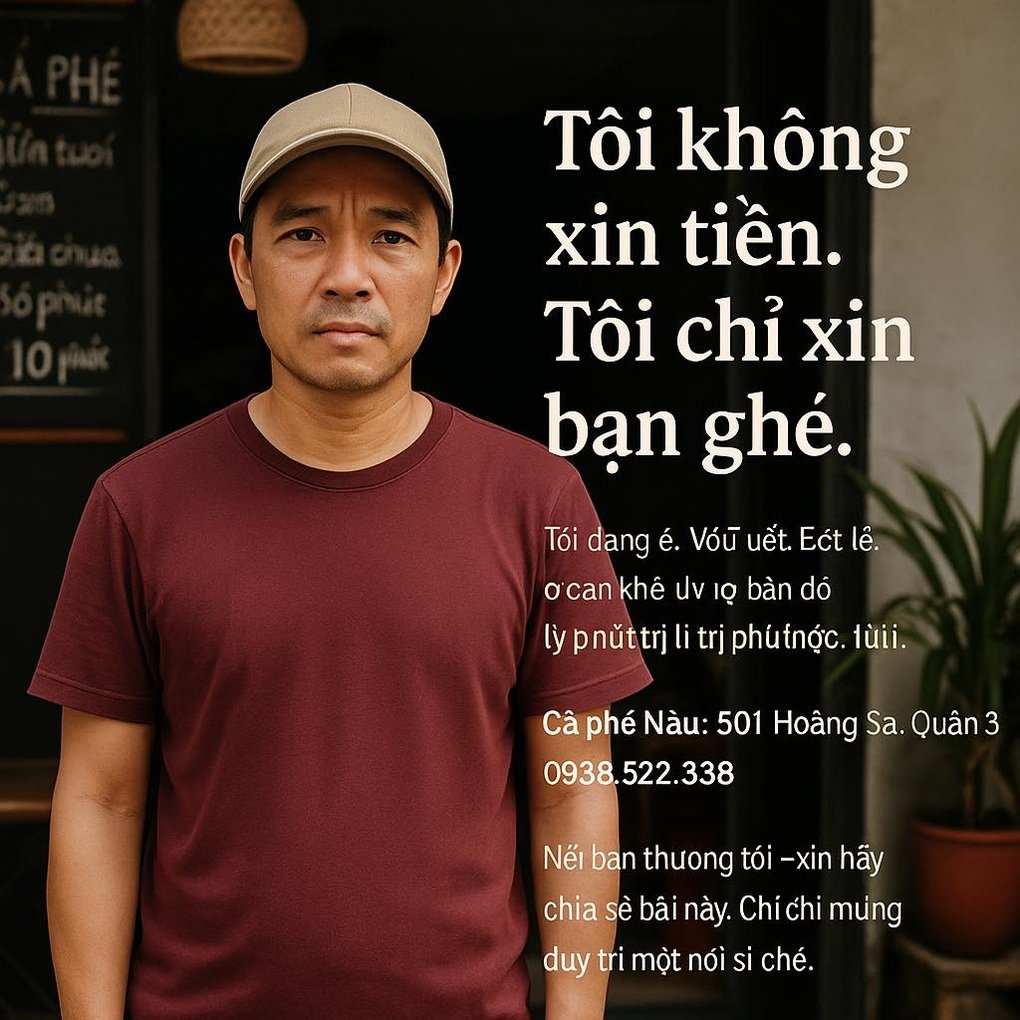 Lên đời sau 1 đêm: Quán nước ế khách ở TPHCM gây sốt nhờ bức ảnh đầy lỗi - 1