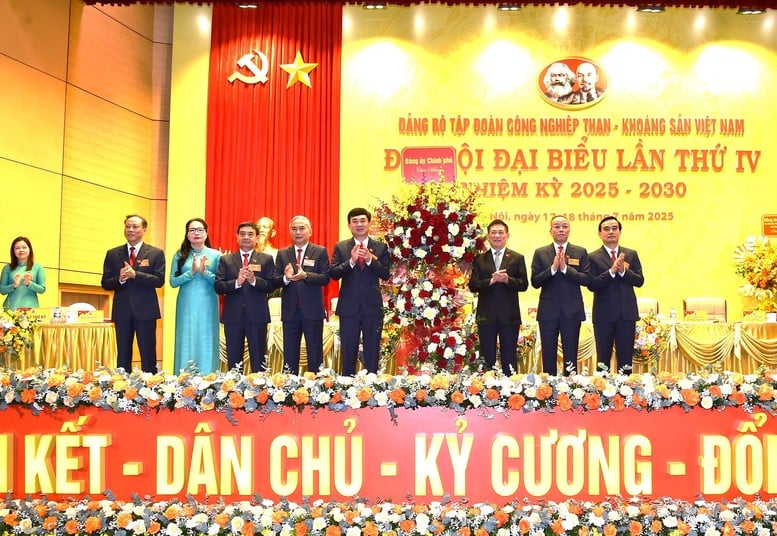 Phó Thủ tướng Hồ Đức Phớc dự Đại hội Tập đoàn Công nghiệp Than - Khoáng sản Việt Nam- Ảnh 2.
