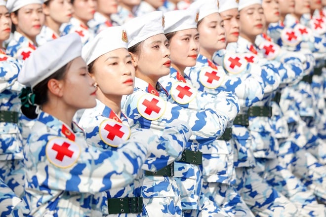 Mãn nhãn buổi diễu binh 15 . 000 Chiến sĩ công an và quân đội hợp luyện - Ảnh 5.