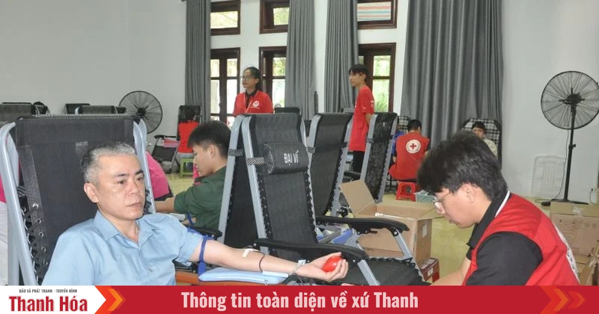 Tiếp nhận hơn 2.080 đơn vị máu tại ngày hội “Giọt hồng Xứ Thanh