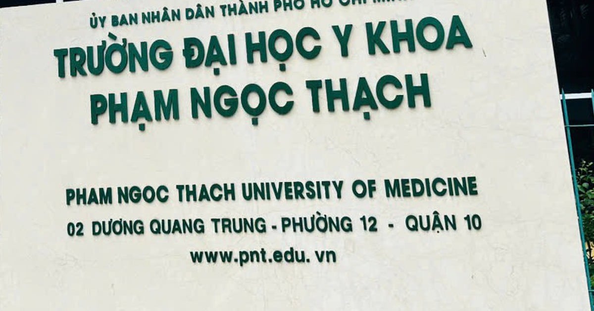 Thí sinh trúng tuyển thẳng Trường ĐH Y khoa Phạm Ngọc Thạch chủ yếu ngành y khoa