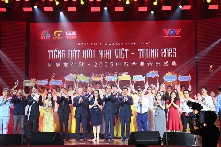 Chương trình giao lưu nghệ thuật “Tiếng hát hữu nghị Việt - Trung 2025” diễn ra vào chiều 18/7.