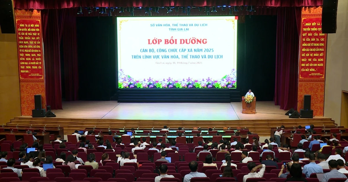 Gia Lai: 300 commune-level officials and civil servants are trained in the fields of culture, sports and tourism