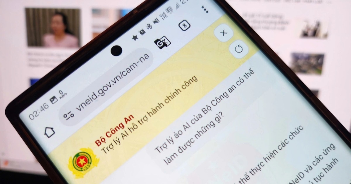 Hướng dẫn sử dụng trợ lý ảo AI của Bộ Công an tra cứu thủ tục hành chính