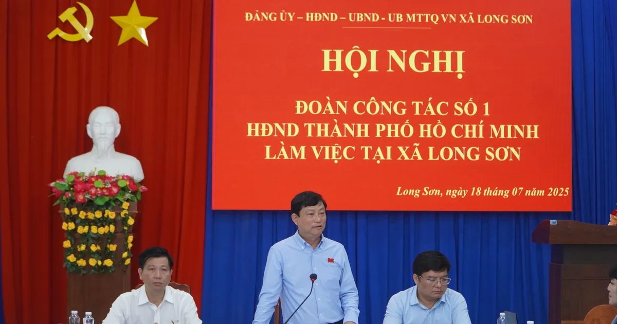 Xã Long Sơn giải quyết hồ sơ hành chính đúng hạn đạt 100%