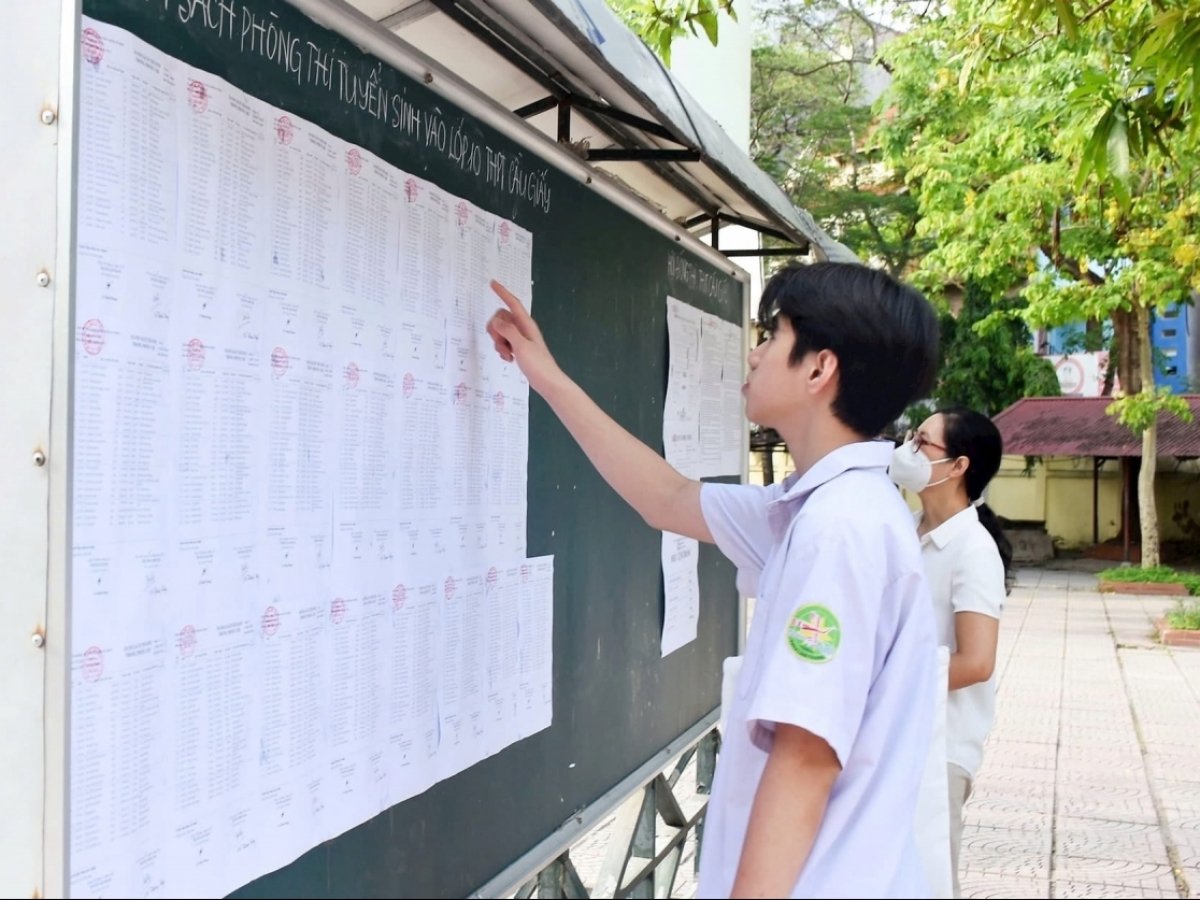 Hanoi announces additional admission scores for non-specialized grade 10