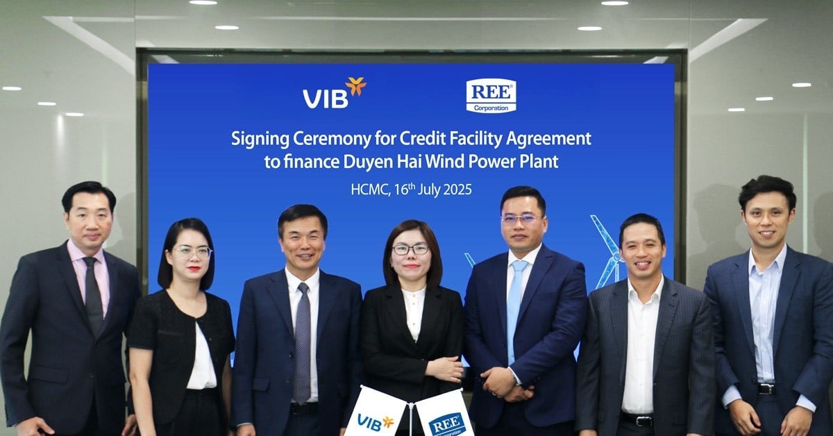VIB cấp vốn tín dụng 1.640 tỷ đồng cho dự án điện gió của REE
