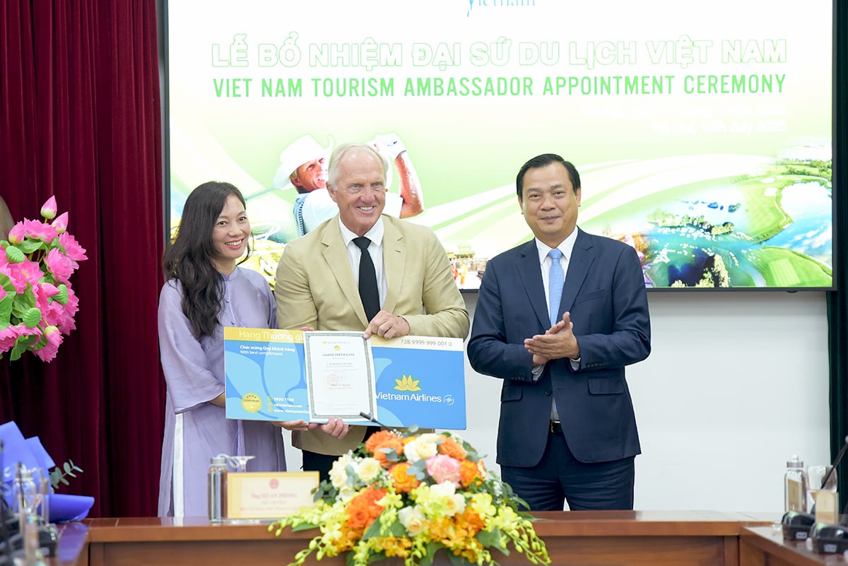 Huyền thoại Golf thế giới Greg Norman được bổ nhiệm Đại sứ Du lịch Việt Nam nhiệm kỳ 2025 - 2030 - Ảnh 6.