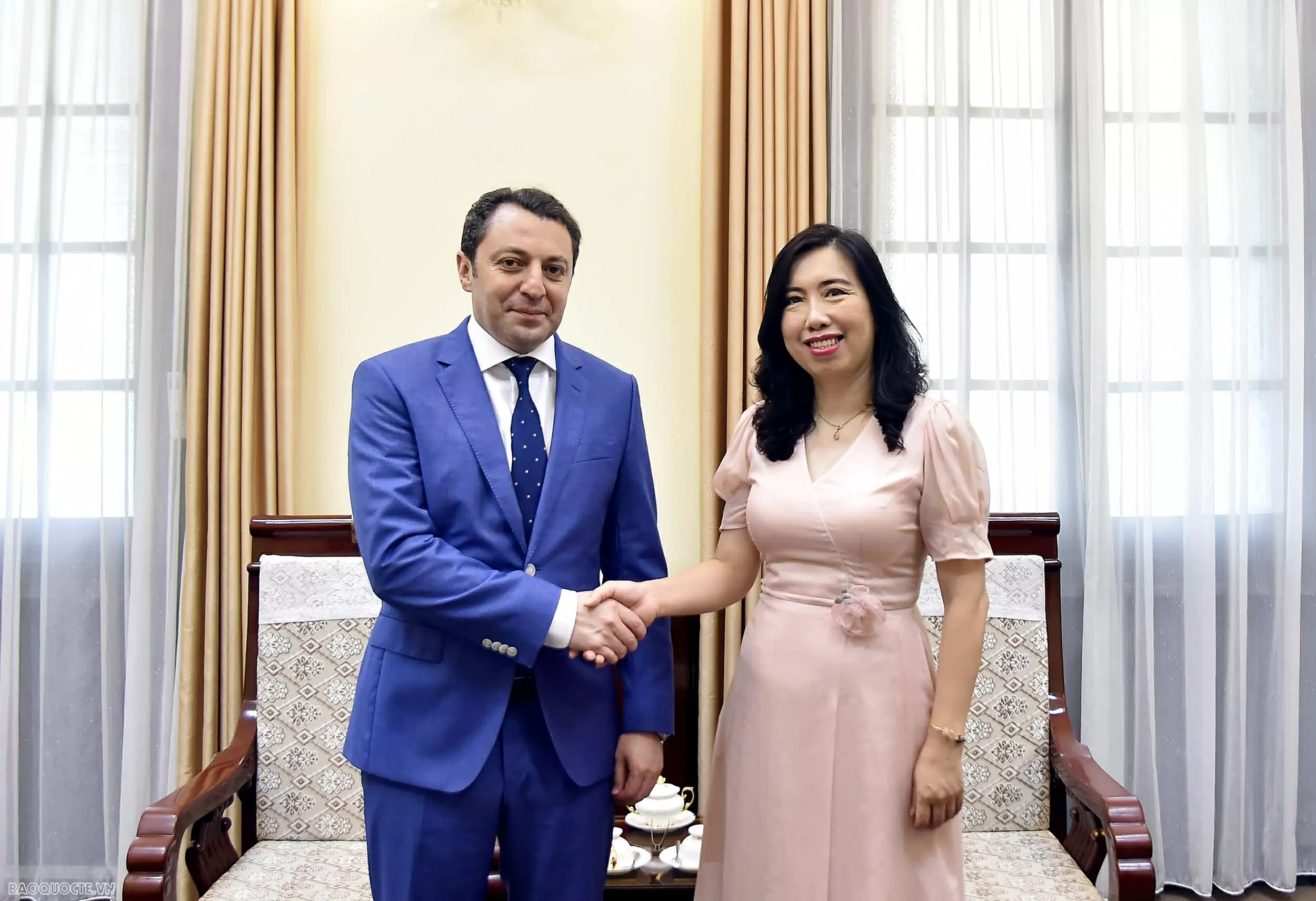 Thứ trưởng Ngoại giao Lê Thị Thu Hằng tiếp Thứ trưởng Ngoại giao Cộng hòa Azerbaijan