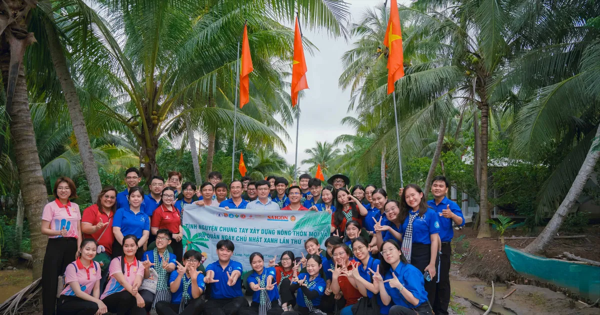 Tuổi trẻ TPHCM chung tay xây dựng nông thôn mới Vĩnh Long