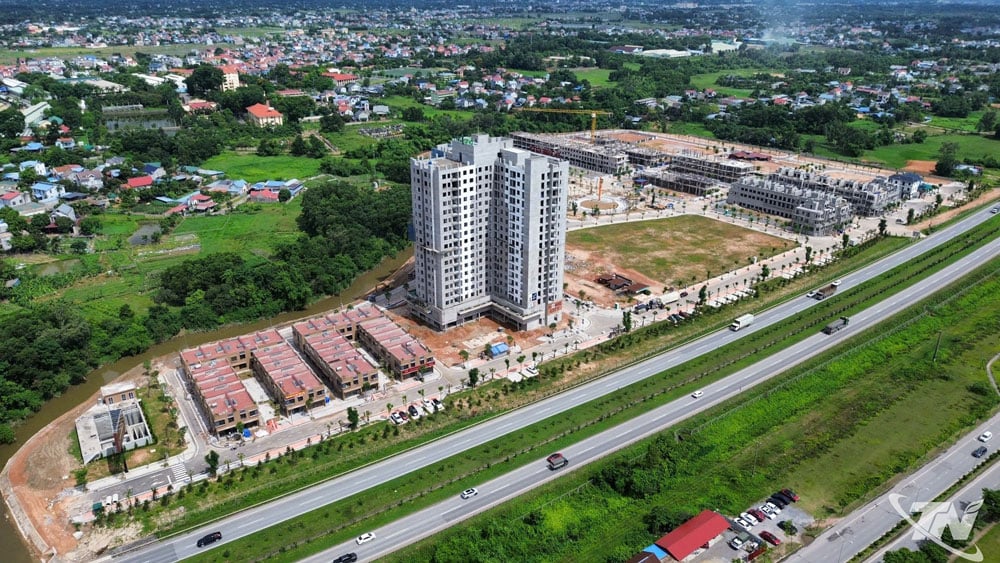 Dự án NOXH, thuộc khu dân cư Đại Thắng đề ra mục tiêu trong năm 2025 hoàn thành 395 căn hộ.