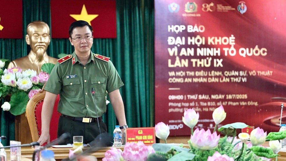 Tranh tài sôi nổi tại Đại hội khỏe 'Vì an ninh Tổ quốc' lần thứ IX- Ảnh 1.
