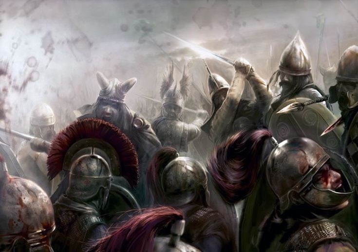 2. Vercingetorix chọn địa hình cực kỳ thông minh. Thủ lĩnh người Gaul Vercingetorix phòng thủ tại Gergovia – một pháo đài trên núi cao – khiến việc tấn công của quân La Mã trở nên vô cùng khó khăn. Ảnh: Pinterest.