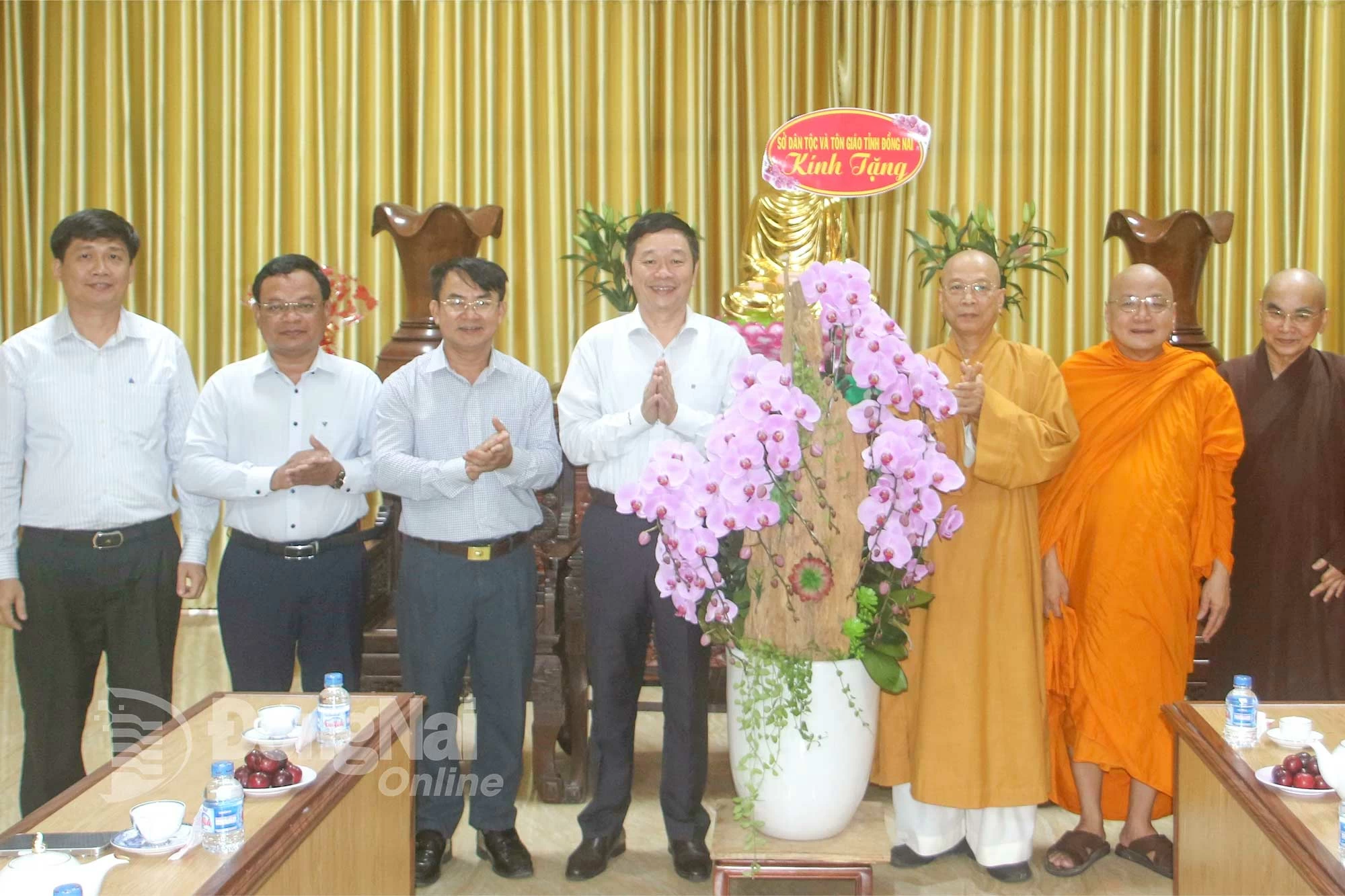 Lãnh đạo Sở Dân tộc và tôn giáo thăm Ban Trị sự Giáo hội Phật giáo Việt Nam tỉnh Đồng Nai