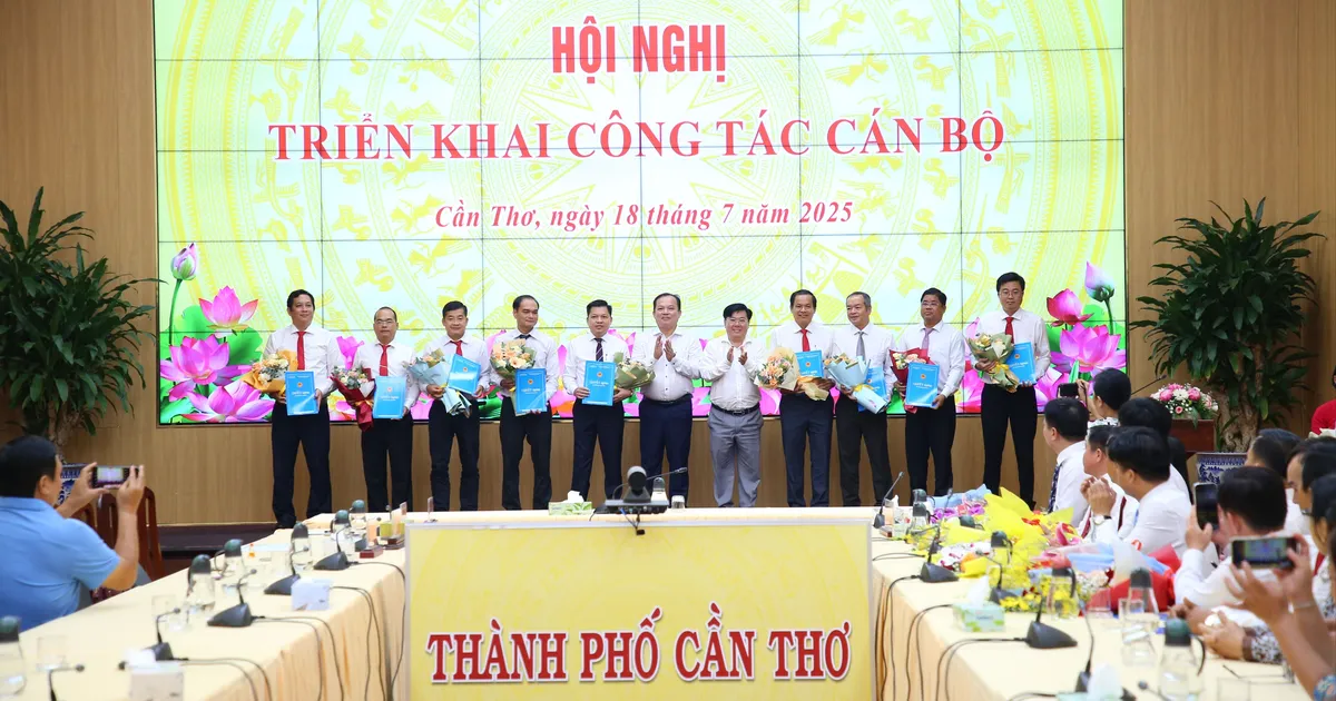 Bổ nhiệm lãnh đạo Ban QLDA đầu tư xây dựng công trình giao thông - nông nghiệp TP Cần Thơ