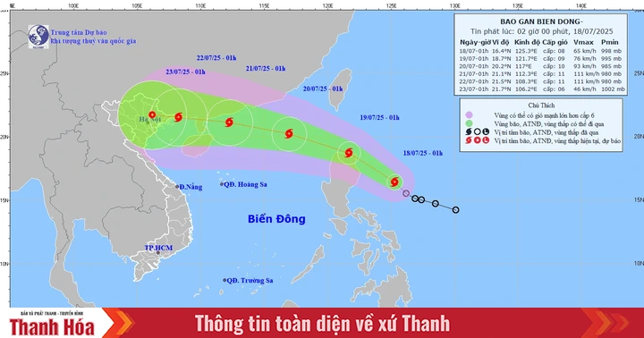 Áp thấp nhiệt đới mạnh lên thành bão WIPHA, Thanh Hóa chủ động ứng phó