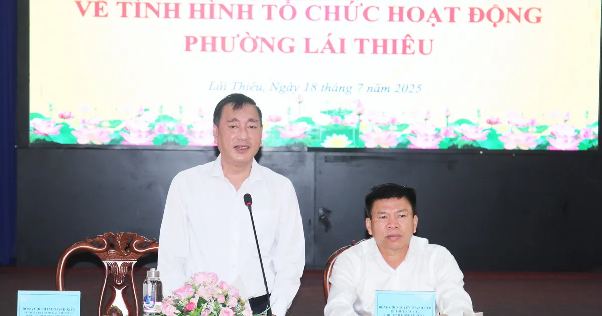 Lai Thieu Ward performs well in operating the new ward