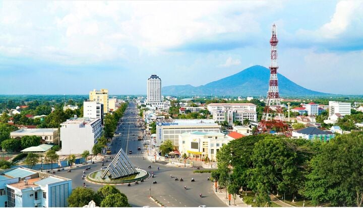 Một góc phường Tân Ninh, tỉnh Tây Ninh. (Ảnh: Hồng Thắm)