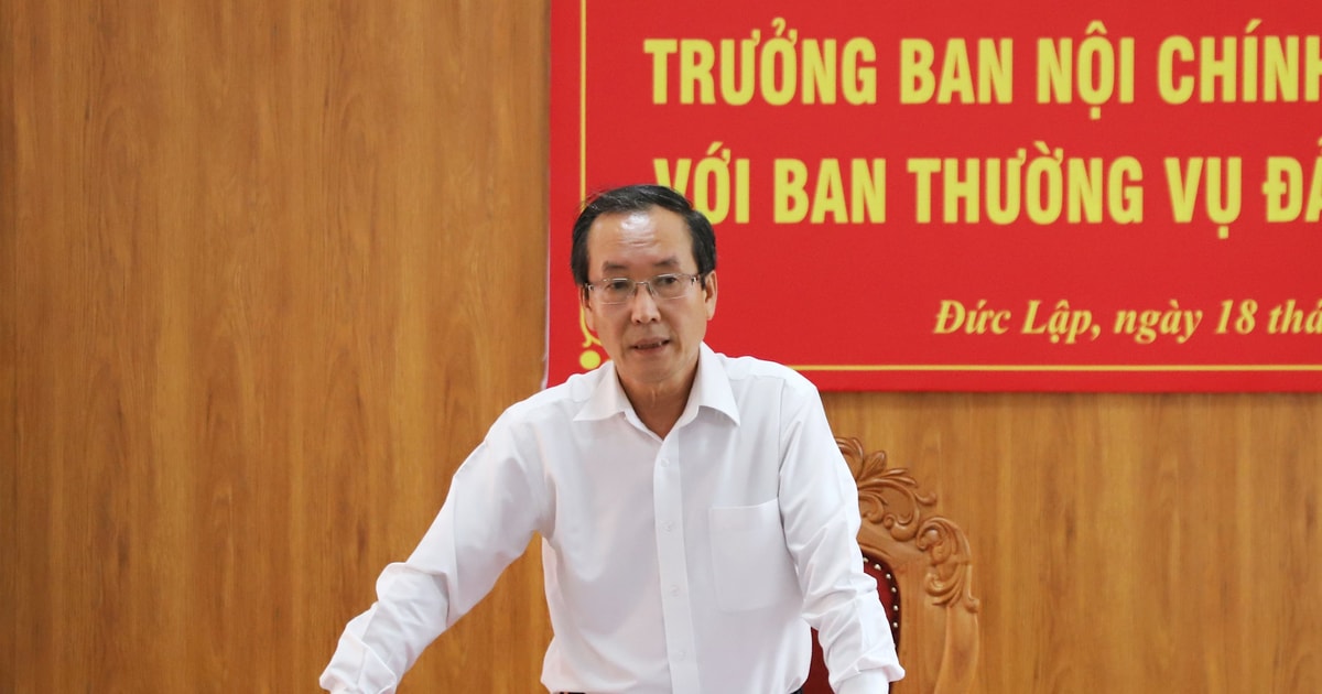 រៀបចំមហាសន្និបាតបក្សឃុំ Duc Lap យ៉ាងឱឡារិក សុវត្ថិភាព និងសេដ្ឋកិច្ច
