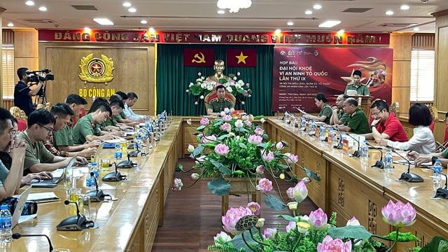 Tranh tài sôi nổi tại Đại hội khỏe 'Vì an ninh Tổ quốc' lần thứ IX- Ảnh 2.