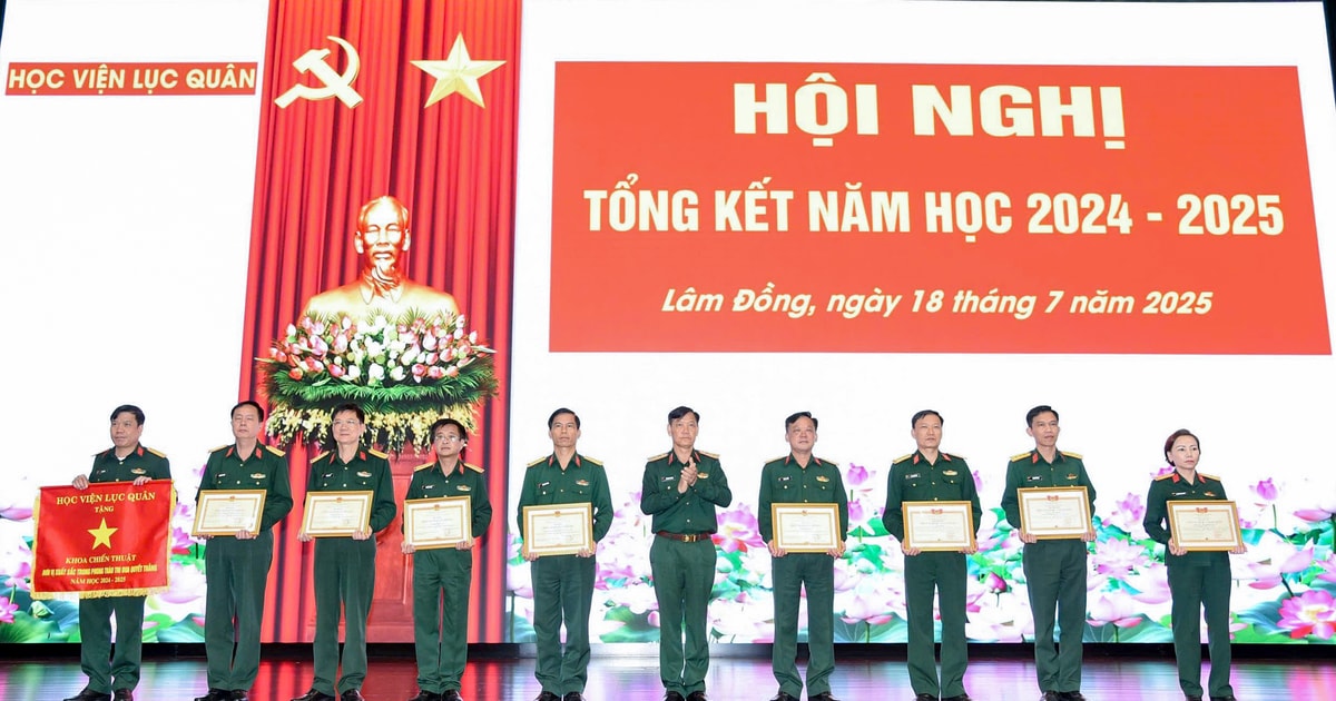 Học viện Lục quân hoàn thành tốt nhiệm vụ năm học 2024 - 2025