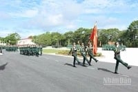 Quang cảnh Lễ tuyên thệ.