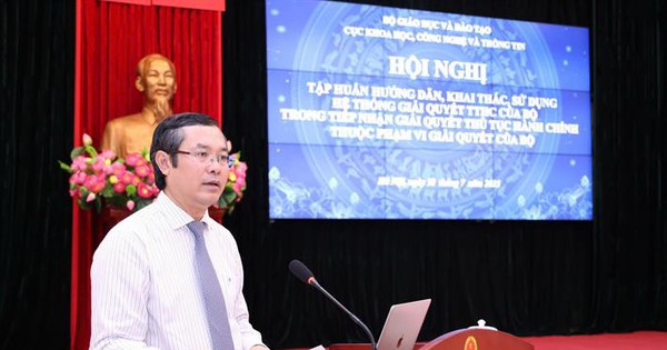 Bộ GD-ĐT đưa 95 thủ tục hành chính lên hệ thống và kết nối với Cổng dịch vụ công quốc gia