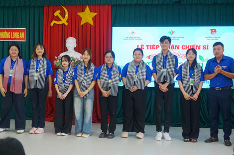 Long An Ward ទទួលសិស្សឱ្យចូលរួមក្នុងការស្ម័គ្រចិត្ត Green Summer