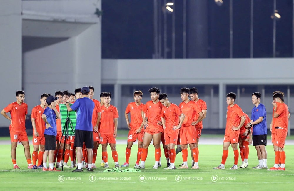 U23 Việt Nam sẵn sàng cho trận đấu với Lào  - ảnh 1