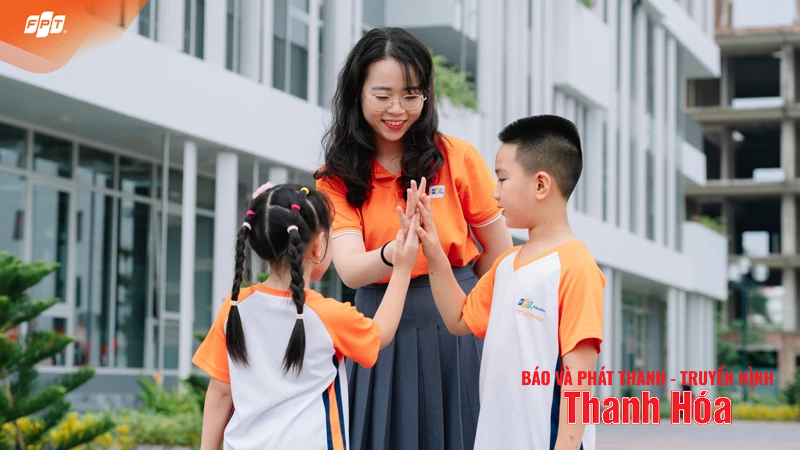 Môi trường học bán trú tại FPT School Thanh Hóa giúp cha mẹ an tâm, con phát triển toàn diện