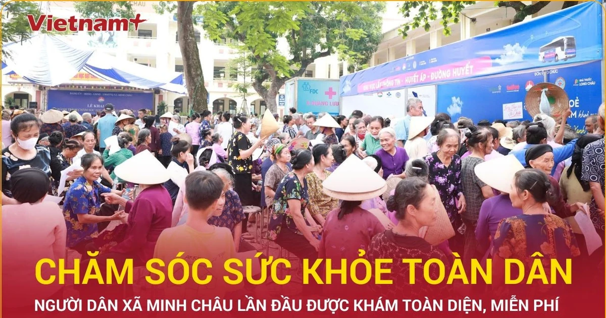 Người dân xã đảo Minh Châu lần đầu được khám sức khỏe toàn diện, miễn phí