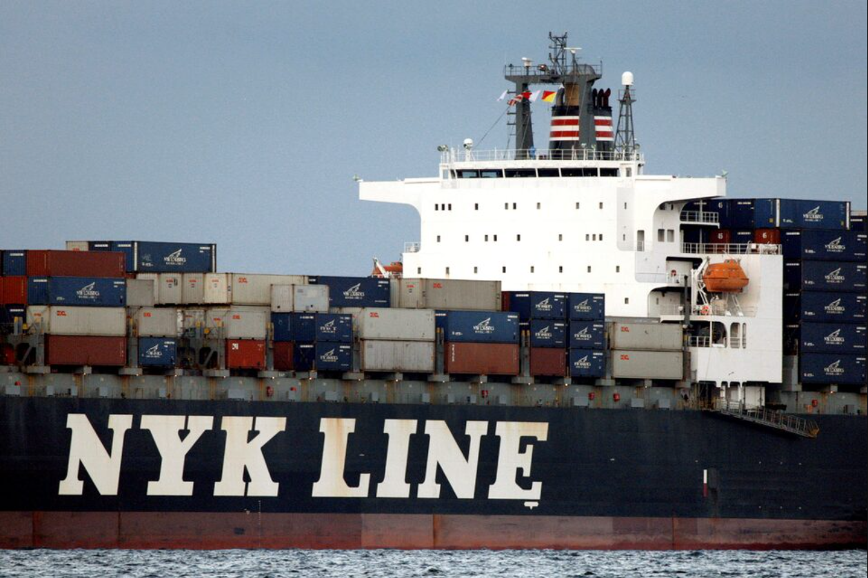 The container ship NYK Antares of Japanese shipping company Nippon Yusen. Illustration photo: REUTERS