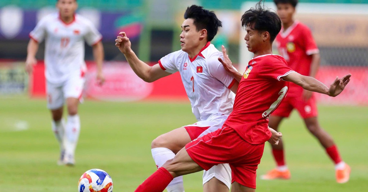 U23 វៀតណាម - U23 ឡាវ (តង់ទី១) ១-០៖ Khuat Van Khang បើកការស៊ុតបញ្ចូលទី