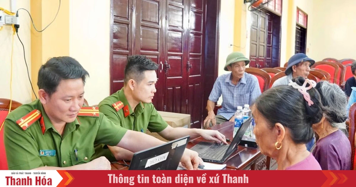 Thu nhận mẫu ADN cho thân nhân liệt sỹ chưa xác định được thông tin tại xã Hoằng Lộc