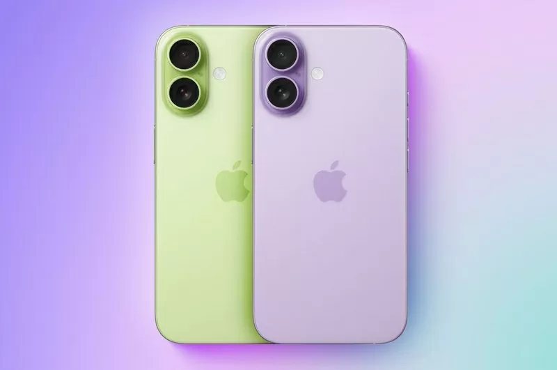 Màu Xanh lá và Tím của iPhone 17