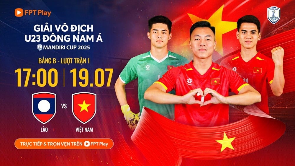Link to watch live the match U23 Vietnam vs U23 Laos: The Golden Star Warriors have a smooth start - photo 1