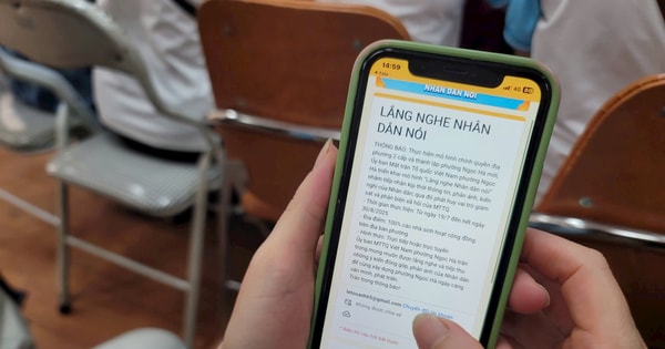 Phường Ngọc Hà ra mắt mô hình “Lắng nghe nhân dân nói”