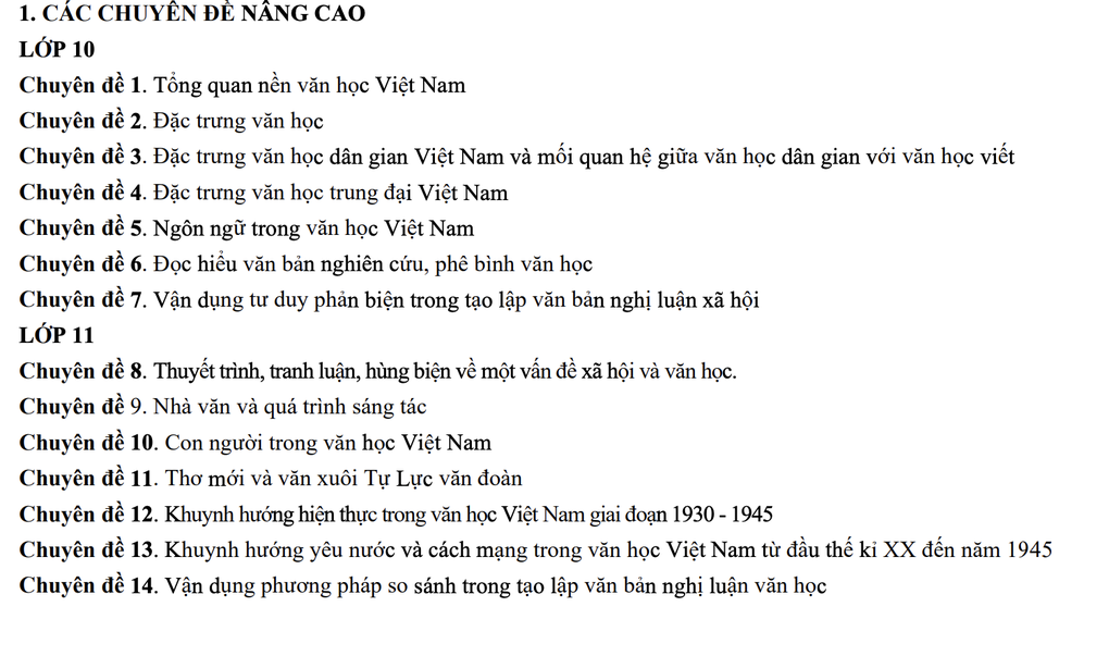 Học sinh trường chuyên trên toàn quốc sẽ học chương trình riêng - 1