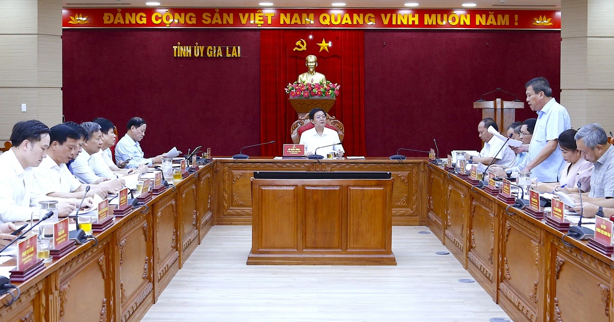 Hội nghị Ban Thường vụ Tỉnh ủy Gia Lai lần thứ nhất