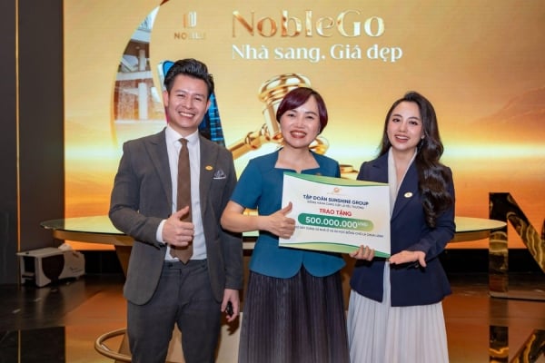 サンシャイングループが不動産ライブ配信：顧客に10億ドン割引、5億ドンを慈善団体に寄付