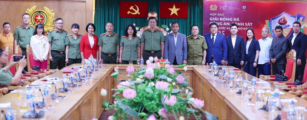 8 đội tranh tài ở giải bóng đá Công an, Cảnh sát các nước ASEAN 2025 - 2
