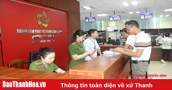 Thanh Hóa đứng thứ 4 cả nước về số lượng hồ sơ  tiếp nhận  trong ngày 1/7