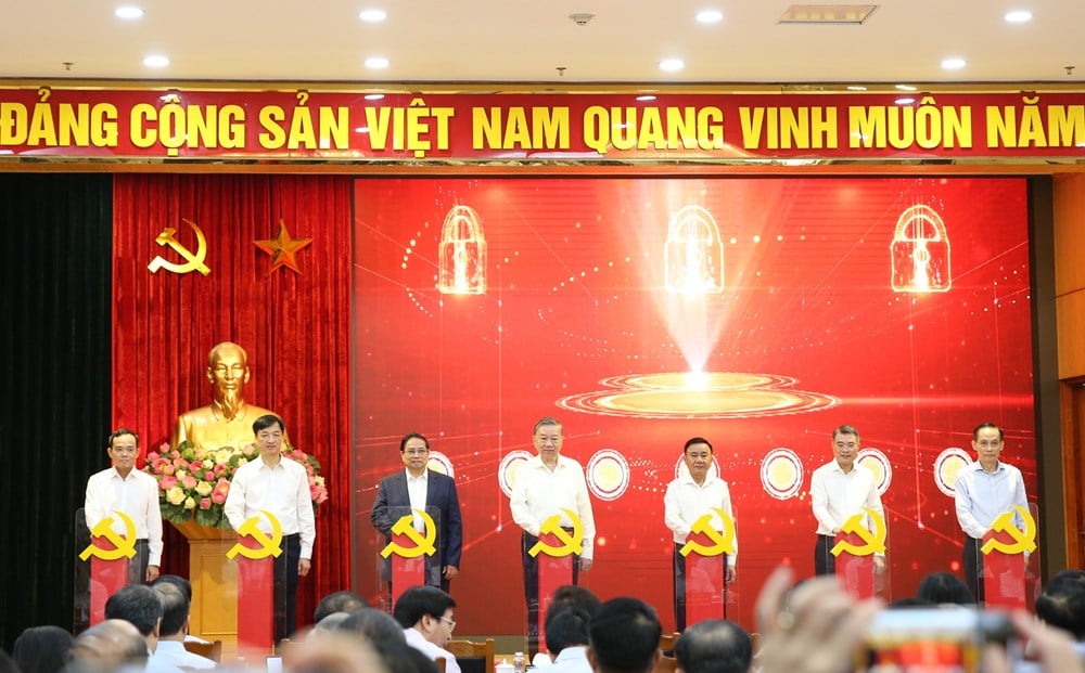 Tổng Bí thư Tô Lâm dự ra mắt 3 hệ thống nền tảng ứng dụng phục vụ triển khai Nghị quyết 57 - ảnh 1