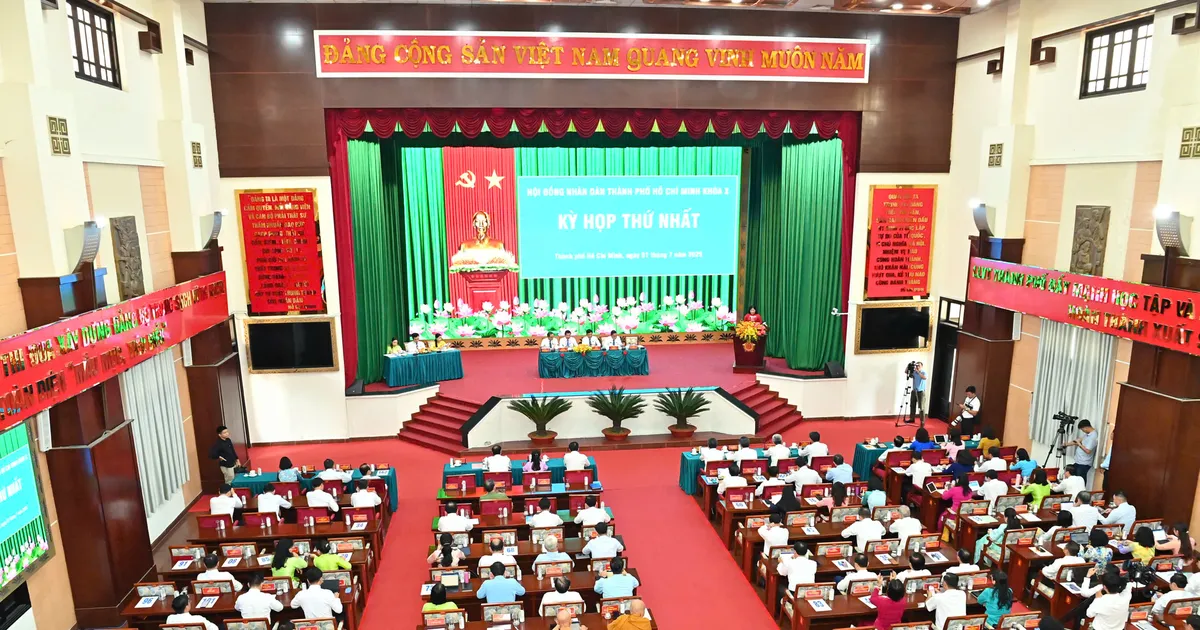 លទ្ធផលនៃសម័យប្រជុំដំបូងនៃក្រុមប្រឹក្សាប្រជាជនទីក្រុងហូជីមិញ បន្ទាប់ពីការរៀបចំរួច
