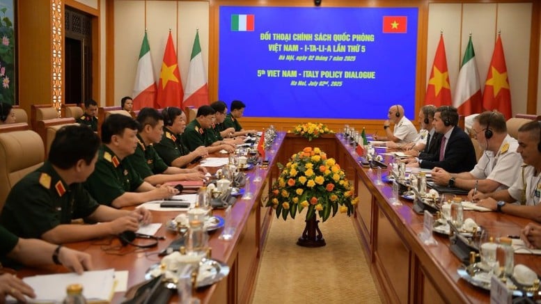 Đối thoại Chính sách quốc phòng Việt Nam-Italia lần thứ 5 thành công tốt đẹp- Ảnh 1.
