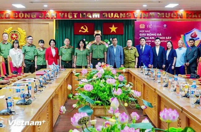 Khởi động Giải Bóng đá Công an, Cảnh sát các nước ASEAN mở rộng năm 2025 - Ảnh 1.
