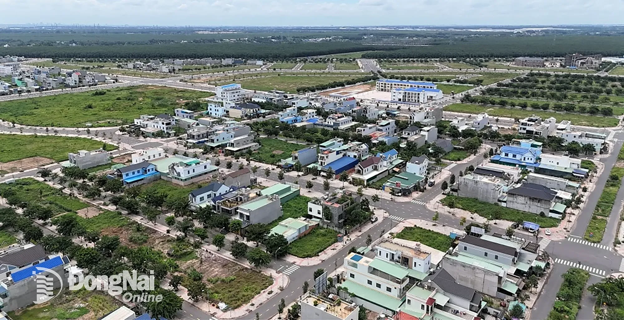 Một góc Khu tái định cư Lộc An - Bình Sơn nơi bố trí tái định cư cho các hộ dân thuộc Dự án Sân bay Long Thành. Ảnh tư liệu