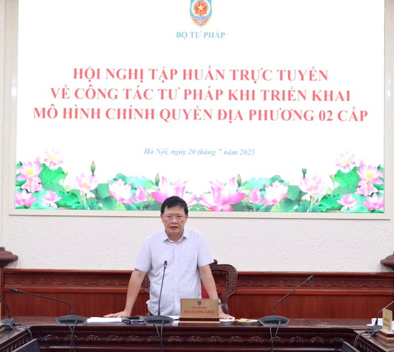 Kịp thời hướng dẫn, gỡ vướng các nhiệm vụ về tư pháp khi tổ chức chính quyền địa phương 02 cấp- Ảnh 3.
