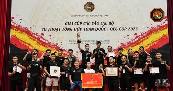 Thai Nguyen និង Hung Yen ដឹកនាំការប្រកួតកីឡាគុនចម្រុះថ្នាក់ជាតិឆ្នាំ 2025